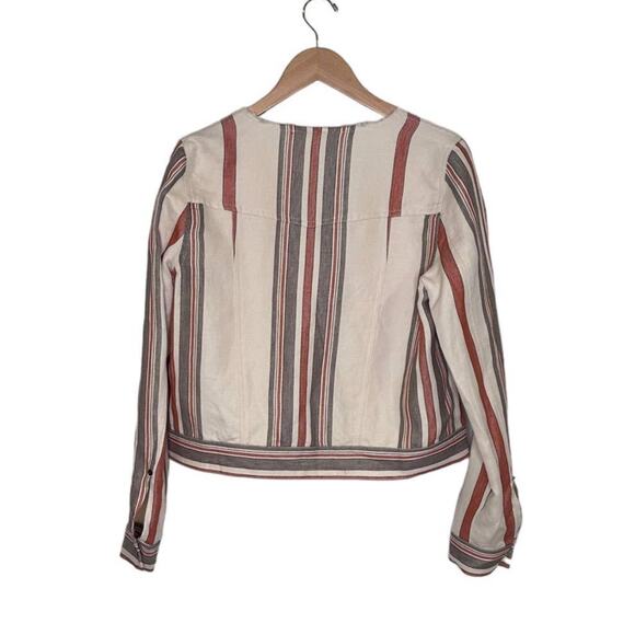 NWT Cinq a sept Emile Top Striped Jacket size XS - Picture 6 of 8